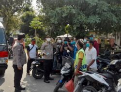Sat Binmas Polresta Deli Serdang Lakukan Penyuluhan Kamtibmas dan Pencegahan Penyebaran Covid-19
