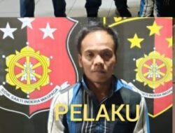 Posek Indralaya Tangkap Seorang Pria Pelaku Pencurian Dengan Pemberatan