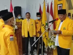 Golkar HST Pimpinan Haji Asoy Resmi Dikukuhkan. Paman Birin : 2024 Golkar Tetap akan Menang di Kalsel