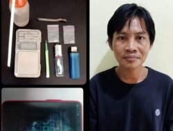 Pengedar Narkoba Terciduk Macam Barbar, Tersangka Hanya Bisa Pasrah
