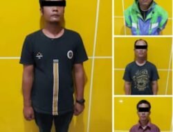 4 Pelaku Penganiayaan Warga Tanjung Bunga, Ditangkap Sat Reskrim Polrestabes Medan