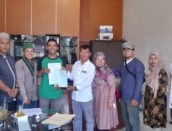 Serah Terima Sertifikat Tanah Pembangunan Wisma HMI/KAHMI Pariaman