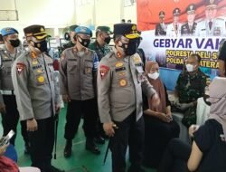 Kapolda Sumut Pantau Langsung Giat Gebyar Vaksinasi Di Wilkum Polresta Deli Serdang