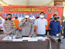 Polres Serdang Bedagai Rilis Kasus Tindak Pidana Pembegalan