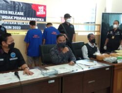 Awal Tahun 2022, BNNP Sumsel Sukses Amankan 50.000 butir Ekstasi dan Sabu Seberat Lebih Kurang 7,5 Kg