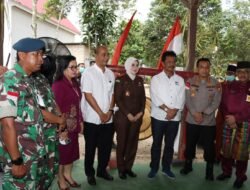 KAPOLRESTA BARELANG HADIRI PERESMIAN KAMPUNG RESTORATIF JUSTICE PERDAMAIAN ADHYAKSA KEJARI BATAM