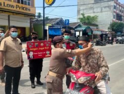 Petugas Gabungan Kabupaten Deli, Rutin Laksanakan Operasi Yustisi Cegah Penyebaran COVID-19