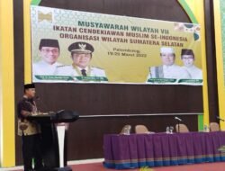 Muswil Ke VII ICMI Orwil Sumsel Siap Mensuport dan Memberikan Masukan ke Pemerintah