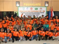 M Faisal Pelantikan TRC-IKB (Tim Reaksi Cepat Informasi Komunikasi Bencana) RAPI Wilayah 02 Kabupaten Banjar