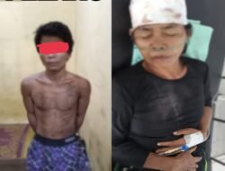 Diduga Gangguan Jiwa Seorang Anak Bacok Ibu Kandungnya