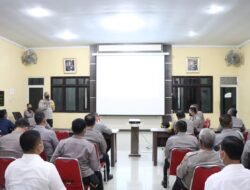Jelang Pilkades 2022, Kapolres Sergai Arahkan Anggota Agar Laksanakan Tugas Sesuai SOP