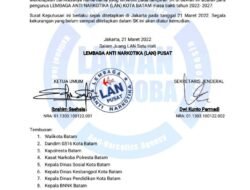Selamat Kepada Ketua LAN Baru Karena SK Kepengurusan LAN Sudah Keluar