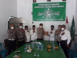 Pererat tali Silaturahmi, Kapolres Binjai Kunjungi PCNU Kota Binjai