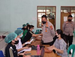 Genjot Percepatan Vaksi, Kapolres Nias : Tetap Patuhi Prokes