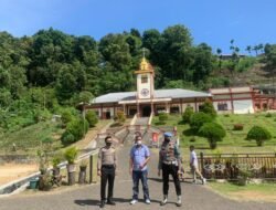 Himbau agar Prokes tetap dijalankan, Pengamanan Kebaktian Ibadah Minggu berjalan Kondusif