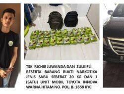 Polda Sumut Sita 99 Kg Sabu diduga Jaringan Internasional