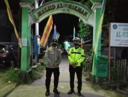Polres Nias laksanakan Pengamanan Ibadah, Sholat Tarawih berjalan Kondusif