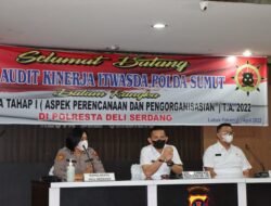 Itwasda Polda Sumut Audit Kinerja Polresta Deli Serdang