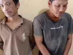 Dua Pria Pelaku Pencurian Tak Berkutik Saat Di Ciduk Polisi