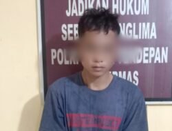 Seorang Pria Pelaku Pencurian Westapel Tak Berkutik Saat Di Ciduk Polisi