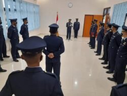 Lanud Hang Nadim Melaksanakan Upacara Peringatan HUT Ke-76 TNI Angkatan Udara Tahun 2022