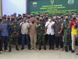 Cegah Konflik Sosial Di Wilayah Kodim 0316 Batam , Komandan Intelad : Harus Ada Peran Serta Seluruh Komponen Masyarakat