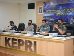 Jamin Keamanan Idul Fitri 1443 H, Kapolda Kepri Hadiri Rakor Lintas Sektoral Bidang Operasional Secara Virtual Yang Di Pimpin Langsung Kapolri