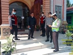 Berikan Rasa Aman, Personil Polresta Deli Serdang laksanakan Pengamanan Ibadah Jumat Agung