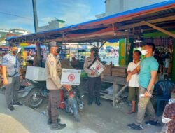 Ops Yustisi, Polsek Perbaungan Himbau Masyarakat Patuhi Prokes