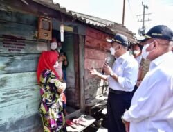 Gubenur Sumut Cek Pembagian Bansos Di Belawan