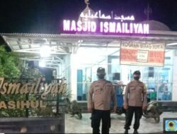 Jaga Kamtibmas Kondusif Selama Ramadhan, Polsek Dolok Masihul Gelar Pengamanan Shalat Tarawih