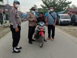 Pastikan Masyarakat Patuhi Prokes, Polsek Tanjung Beringin Gencar Lakukan Ops Yustisi
