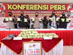 Polres Barelang Ungkab Kasus Narkotika Jaringan Internasional (Malaysia -Indonesia) Seberat 31,552 Kg
