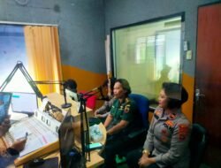 Ibuk – Ibuk Polwan Polda Sumut bersama Korp Wanita TNI Peringati Hari Kartini di Radio Suara Medan