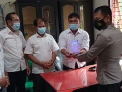 Eratkan hubungan Kemitraan, Polsek Lahewa sambangi kantor Desa Iraono Lase