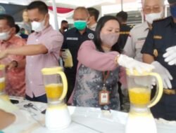 BNNP Musnahkan 47 ribu Pil Ekstasi, 10,624 gram Sabu dan Seribu Batang Ganja