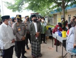 Polda Kepri Tinjau Program 1 Juta Vaksinasi Serentak Di Kantor Majelis Wakil Cabang Nahdlatul Ulama Tanjung Sengkuang