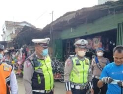 Ops Yustisi Di Pasar Rakyat, Polres Sergai Himbau Masyarakat Patuhi Prokes