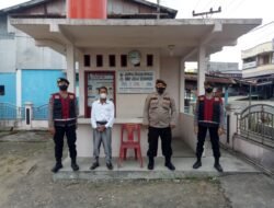 Polres Nias laksanakan Pengamanan, Kebaktian Ibadah Minggu berjalan aman dan kondusif