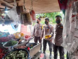 Jelang lebaran, Polsek Lahewa Monitoring Harga dan Ketersedian Minyak Goreng