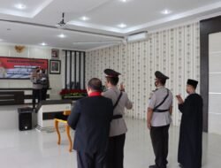 Kapolres Toba Bersama Danramil 13/Porsea Pantau Langsung Penyaluran Bantuan Tunai Pangan dari Pemerintah