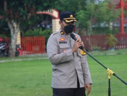 Kabag Ops Polres Deli Serdang Pimpin Apel Serpas Pos Pam, Pos Yan Operasi Ketupat Toba Tahun 2022