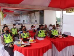 Kapolresta Deli Serdang Ikuti Zoom Meeting Koneksi Antar Posko Ops Ketupat Toba-2022