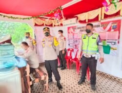 Kapolres Serdang Bedagai Cek Pos Pam Ops Ketupat Toba 2022