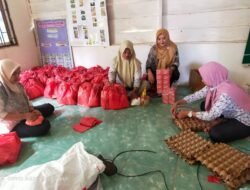 Romadhan berkah, Pemdes Air Sebakul Santuni Janda dan Anak Yatim