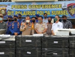 Ditpolairud Polda Sumsel Gagalkan Penyelundupan Benih Lobster dengan Amankan Tiga Orang Pelaku
