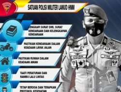 Satuan Polisi Militer Lanud Hang Nadim Batam Keluarkan Himbauan Kepada Pemudik