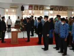 Bupati Eka Putra Kembali Melantik 4 Orang Penjabat Tinggi Pratama Dan Penjabat Eselon III
