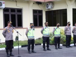 Kapolres Serdang Bedagai Pimpin Apel Kesiapan Pengamanan Malam Takbiran Idul Fitri 1443 H