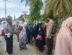 Pastikan Sholat Ied Berjalan Aman dan Lancar, Polresta Deli Serdang Laksanakan Pengamanan